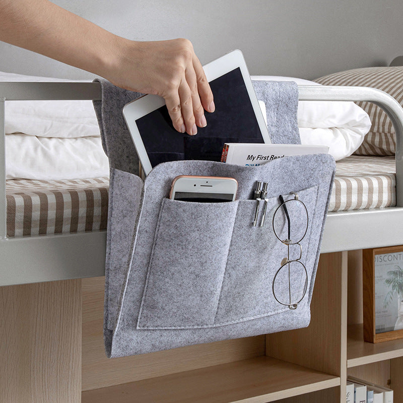 Sac de rangement de chevet multifonctions | BedsideStorageBag™