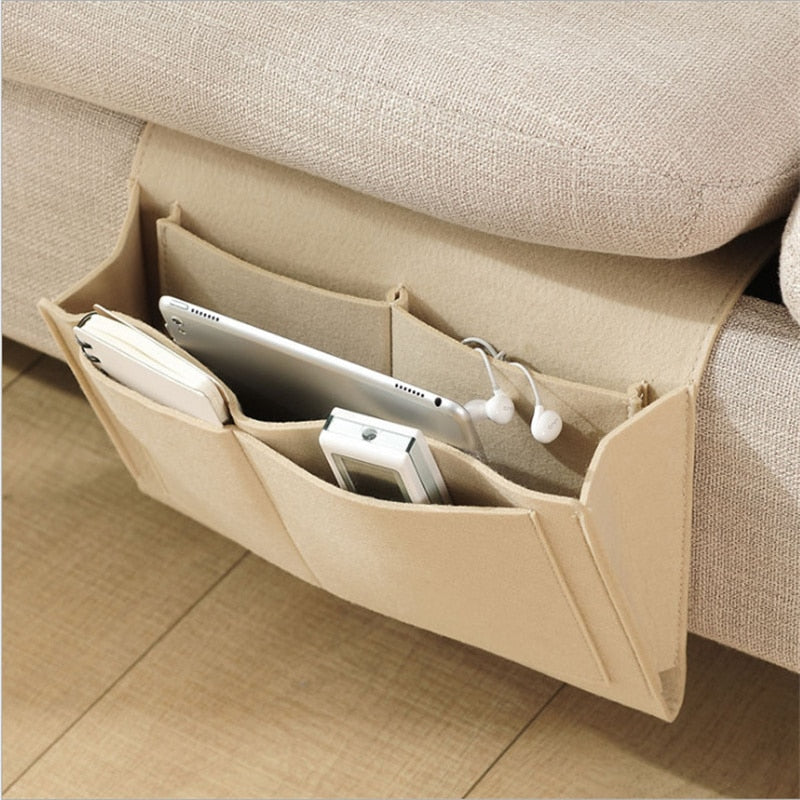 Sac de rangement de chevet multifonctions | BedsideStorageBag™
