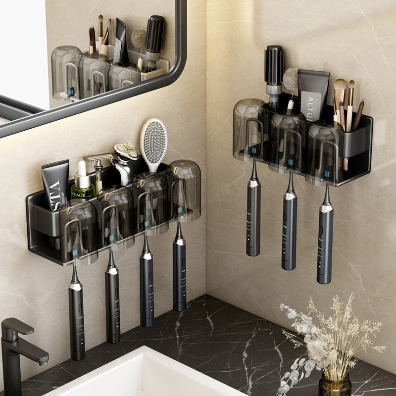 Porte brosse à dents murale | WallMountedToothbrush™